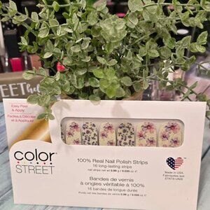 Color Street Floral Spring Press On Nail Design